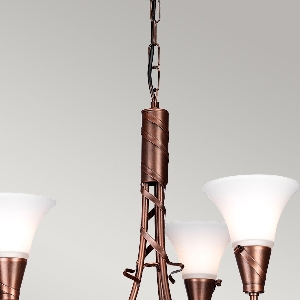 Hängeleuchte, Pendelleuchten & Hängelampen von Elstead Kronleuchter Emily EM3-COPPER