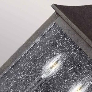 Serie GALENA VON ALLE von Alle von Elstead Galena 2 Licht Halblaterne - Zobel FE-GALENA7-SBL