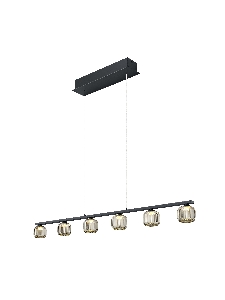 HELL Leuchten von HELL Leuchten LED Hängeleuchte Loft/ 6 flammig 20599/6-06