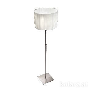 KOLARZ-Austrolux Leuchten Stehleuchten & Stehlampen von KOLARZ-Austrolux Leuchten Bodenleuchte SAND, Nickel D 40 cm, max. Höhe 160 cm, 1 flg., E27, 60 W A1307.41.6