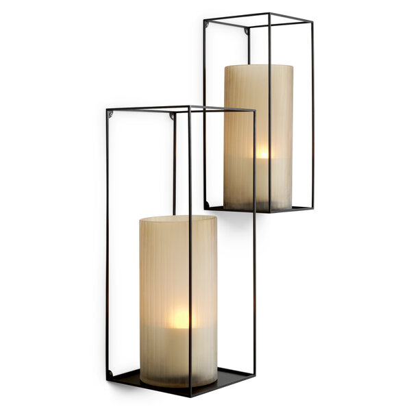 Wandregal Deco rechteckig 2er-Set der Firma Eichholtz