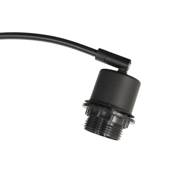 3-flammige Stehleuchte Sparkled Light 3828ZW mit blauen Samtschirmen der Firma Steinhauer