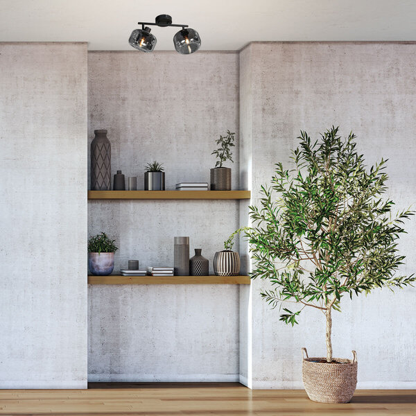 2-flammiger Deckenstrahler Tenebris  der Firma Steinhauer