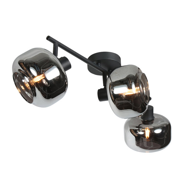 3-flammiger Deckenstrahler Tenebris  der Firma Steinhauer