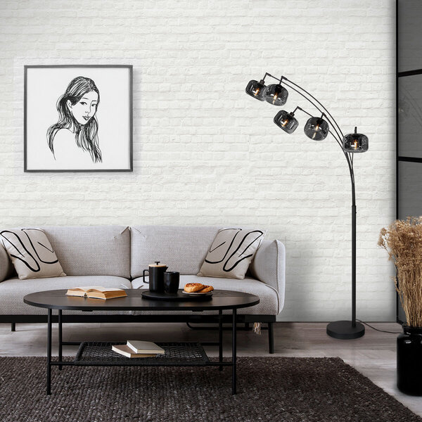 5-Licht Stehlampe Tenebris  der Firma Steinhauer