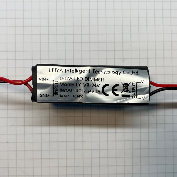 Einbau Drehdimmer  der Firma Steinhauer