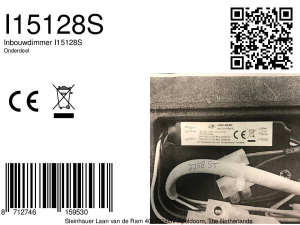 Inbouwdimmer  der Firma Steinhauer