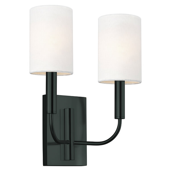 Elstead&nbsp;Aplique de pared Brianna&nbsp;FE-BRIANNA2-BK