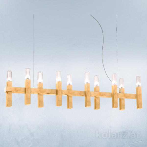 Luster SPIGOLO der Firma KOLARZ-Austrolux Leuchten