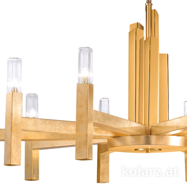 Luster SPIGOLO der Firma KOLARZ-Austrolux Leuchten