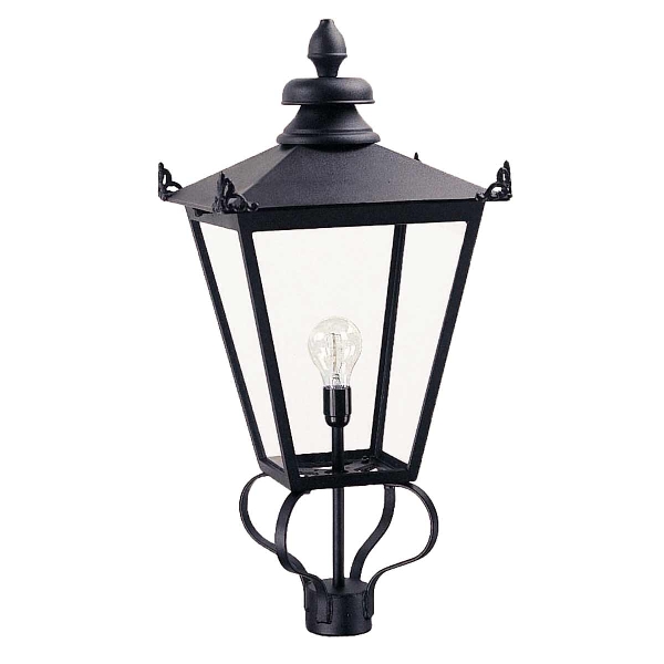 Wilmslow 1 Licht Laterne (nur Kopf) - Schwarz der Firma Elstead