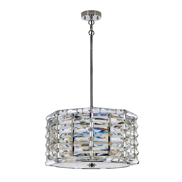 Shoal 4 Light Pendelleuchte - Nickel poliert der Firma Elstead