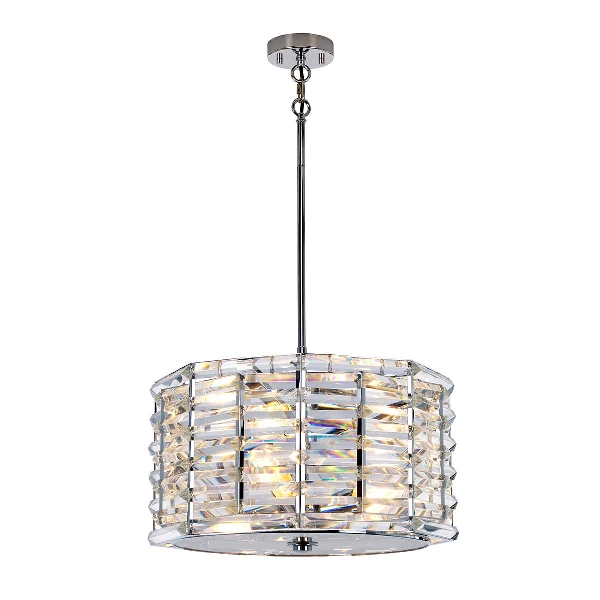 Shoal 4 Light Pendelleuchte - Nickel poliert der Firma Elstead