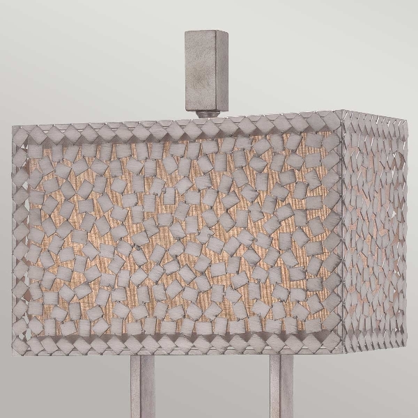 Confetti 2 Light Schreibtischlampe - Altsilber der Firma Elstead