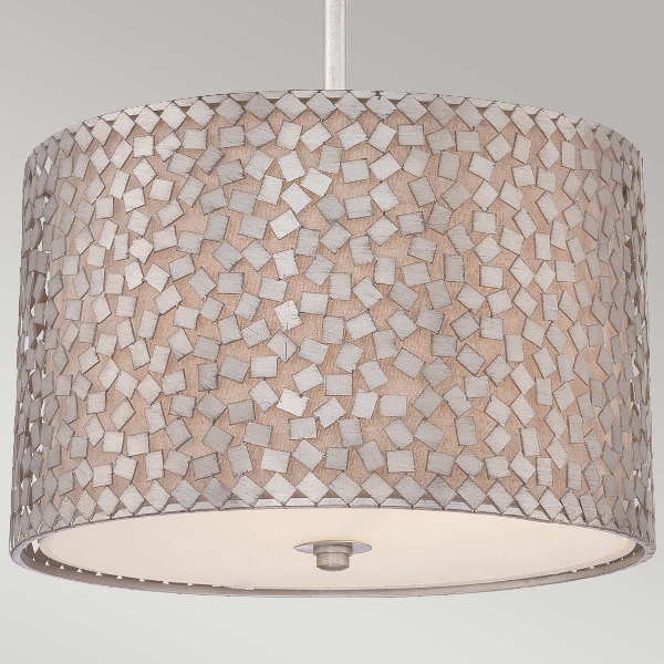 Confetti 3 Light Medium Pendelleuchte - Altsilber der Firma Elstead