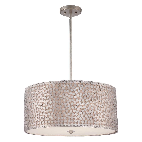 Elstead Confetti 4 Light Large Pendelleuchte - Altsilber QZ-CONFETTI-P-L