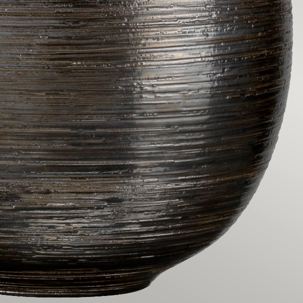 Caesar 1 Light Lámpara de mesa - Plata con pantalla plateada der Firma Elstead