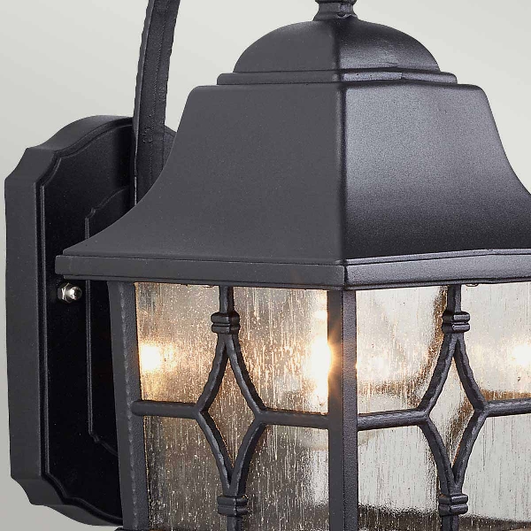 Kent 1 Licht Wandlaterne - Schwarz der Firma Elstead