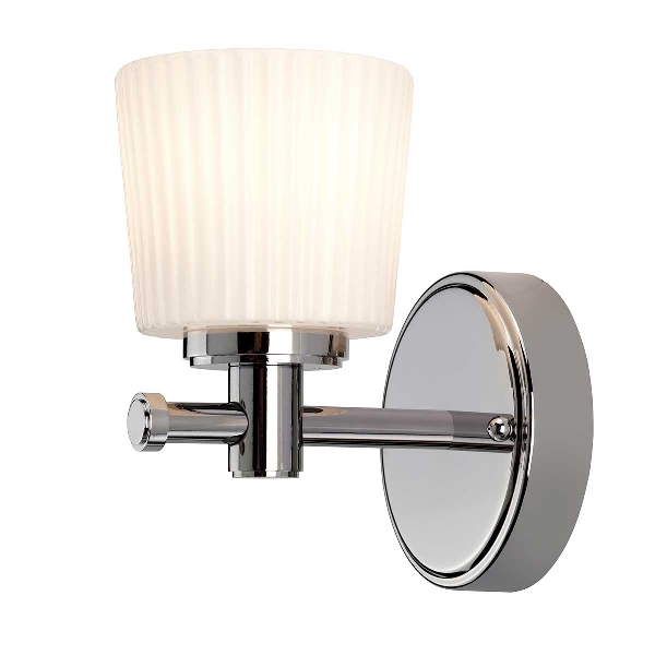 Elstead Binstead 1 leichte Wandleuchte - Poliertes Chrom BATH-BN1