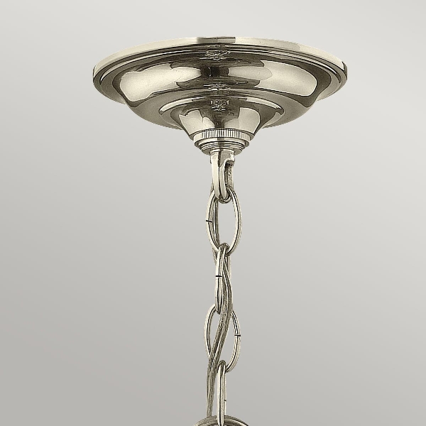 Gentry 4 Light Medium Pendelleuchte - Nickel poliert der Firma Elstead