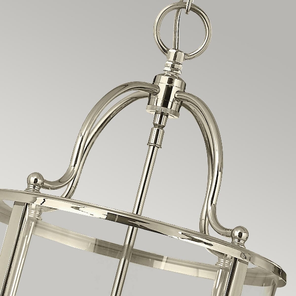 Gentry 4 Light Medium Pendelleuchte - Nickel poliert der Firma Elstead