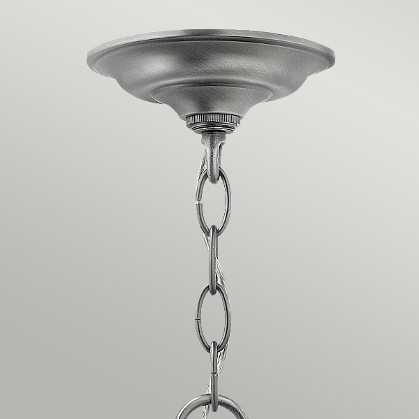 Gentry 4 Light Medium Pendelleuchte - Zinn der Firma Elstead