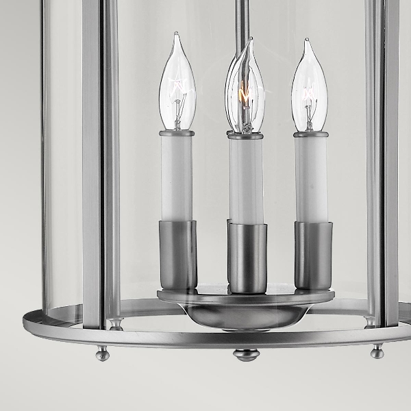 Gentry 4 Light Medium Pendelleuchte - Zinn der Firma Elstead