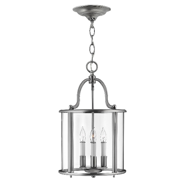 Gentry 4 Light Medium Pendelleuchte - Zinn der Firma Elstead