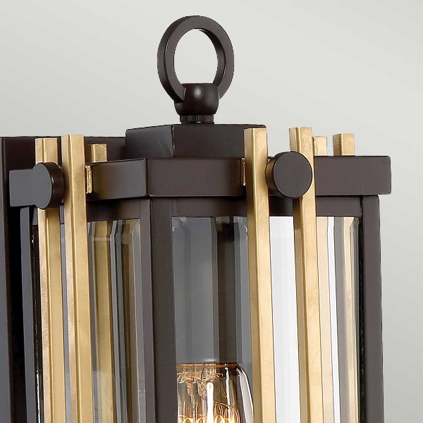 Goldenrod 1 Licht kleine Wandlaterne - Western Bronze der Firma Elstead