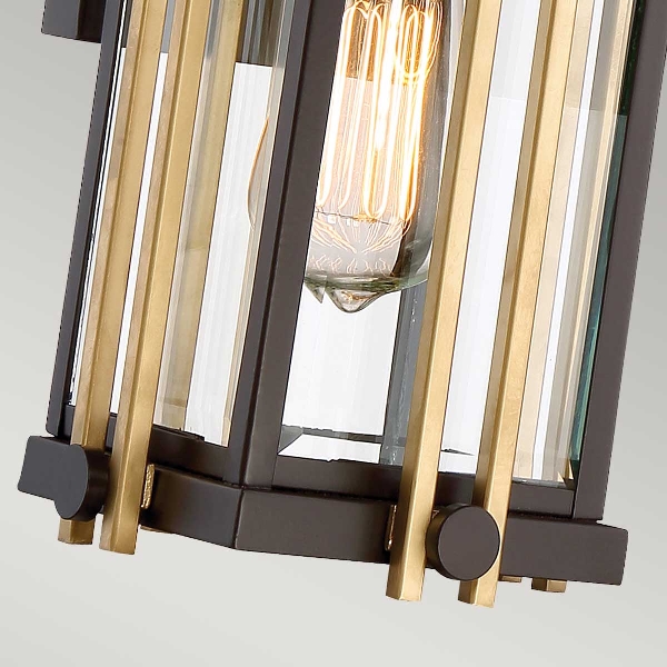 Goldenrod 1 Licht kleine Wandlaterne - Western Bronze der Firma Elstead