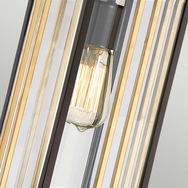 Goldenrod 1 Light Medium Kettenlaterne - Western Bronze der Firma Elstead