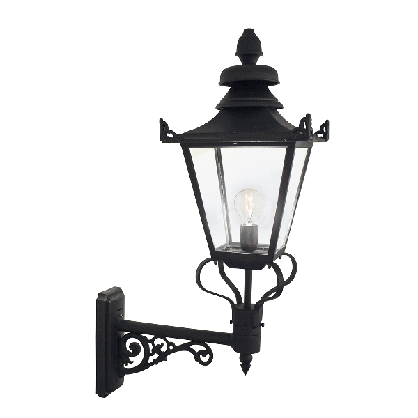 Grampian 1 Licht Wandlaterne - Schwarz der Firma Elstead