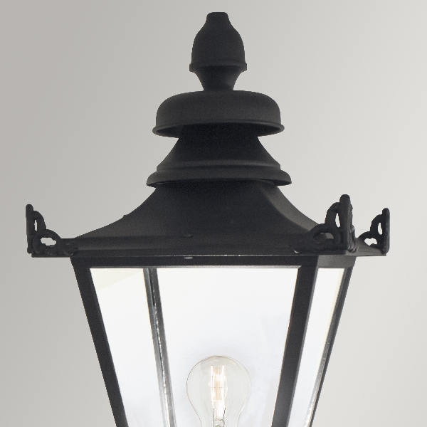 Grampian 1 Licht Wandlaterne - Schwarz der Firma Elstead