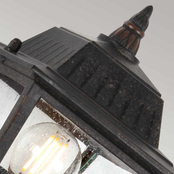 Highnam 1 Licht Wandlaterne - Verwitterte Bronze der Firma Elstead