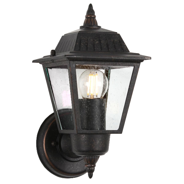 Highnam 1 Licht Wandlaterne - Verwitterte Bronze der Firma Elstead
