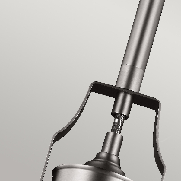 Hobson 1 Light Medium Pendelleuchte - Satin Nickel der Firma Elstead