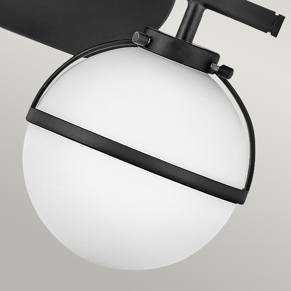 Hollis 2 Light Wandleuchte - Schwarz der Firma Elstead