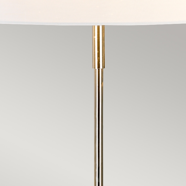 Vicenza Tischleuchte - Dunkelgrau Nickel poliert der Firma Elstead