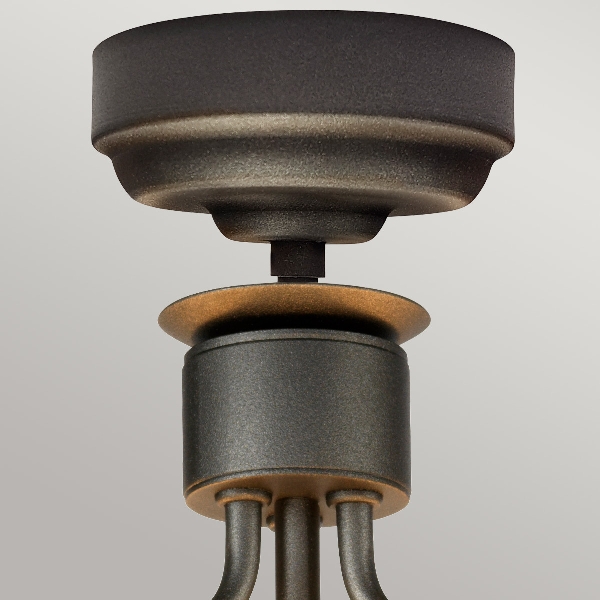 Windsor 3 Light Semi-Flush - Graphit der Firma Elstead