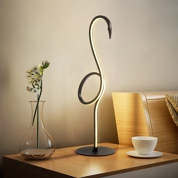 Flamingo LED-Tischlampe - Schwarz der Firma Elstead