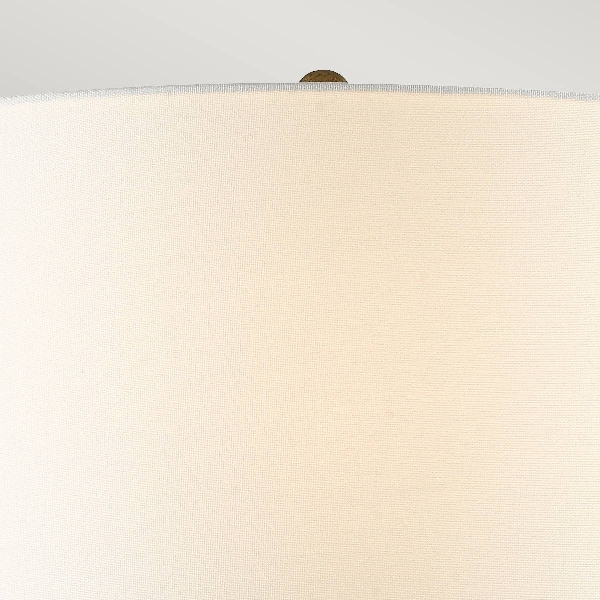 Lafitte Tischleuchte - Gold mit cremefarbenem Lampenschirm der Firma Elstead