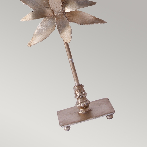Azalea Tischlampe - Blattsilber der Firma Elstead
