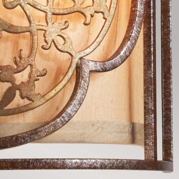 Marcella 1 Wandleuchte - Britische Bronze/Oxydierte Bronze der Firma Elstead