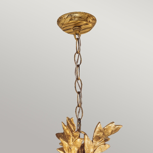 Sweet Olive 3 Kronleuchter - Gold vergoldet der Firma Elstead