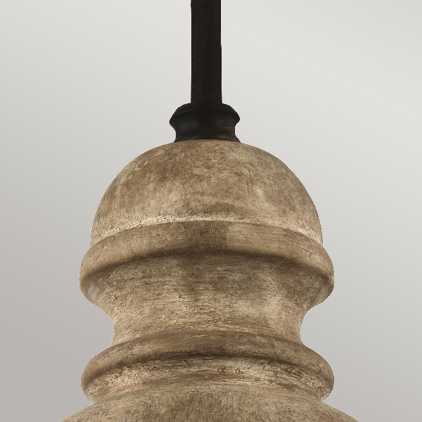 Matrimonio 1- Driftwood / Dunkel verwittertes Zink der Firma Elstead
