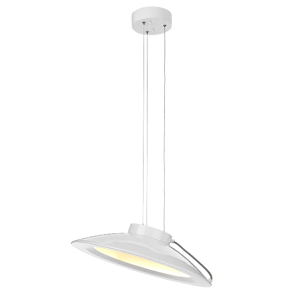 Europa 1 Large LED Pendelleuchte - Weiß lackiert der Firma Elstead