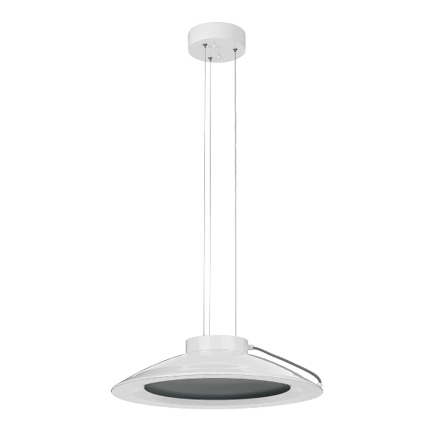 Europa 1 Large LED Pendelleuchte - Weiß lackiert der Firma Elstead