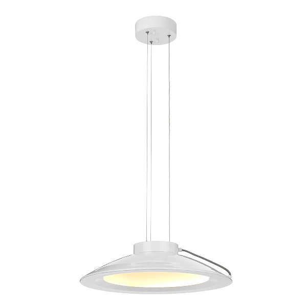 Elstead Europa 1 Large LED Pendelleuchte - Weiß lackiert EUROPA-P-C