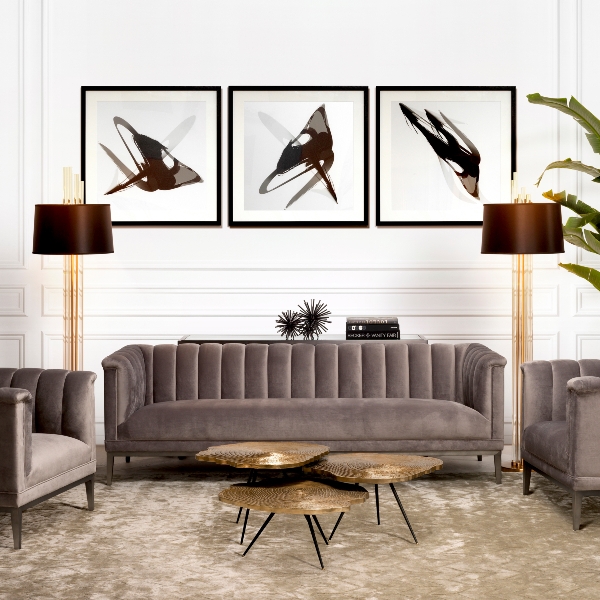 Drucke Ivan Melotti Satz von 2 der Firma Eichholtz