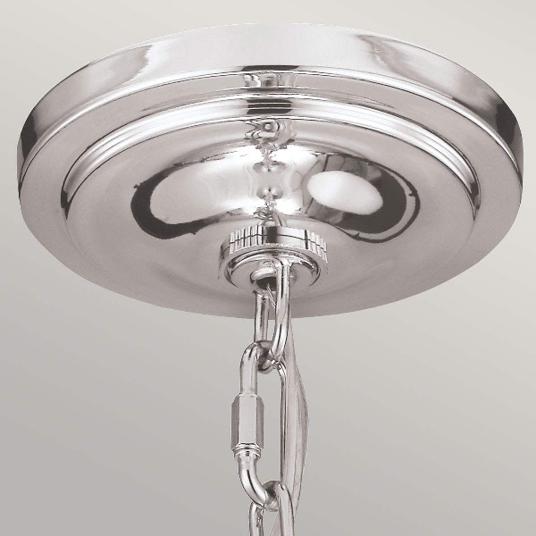 Hounslow 1 Light Pendelleuchte Nickel poliert - Nickel poliert der Firma Elstead